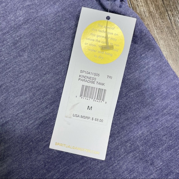 Spiritual Gangster Tie Dye Tank Top Size Medium - Picture 7 of 11